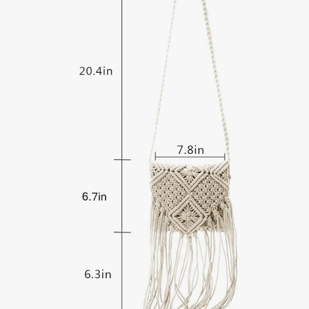 Macrame Crossbody Bag - image 2